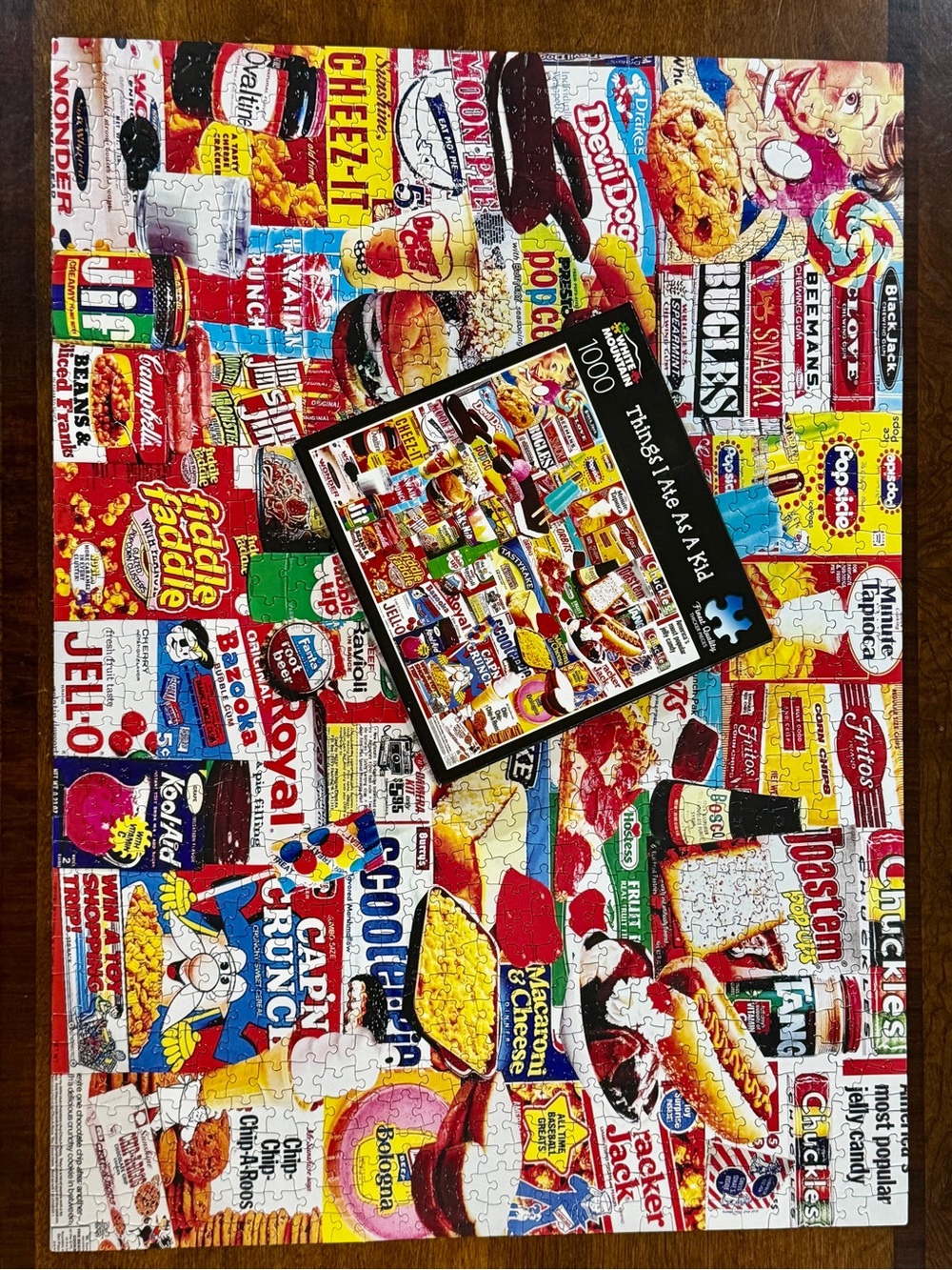 EUC Things I Ate As A Kid 1,000-Piece Jigsaw Puzzle by White Mountain Puzzles